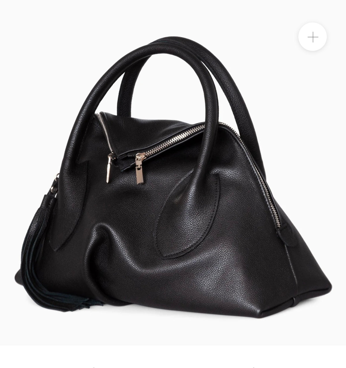 Girl Cosmopolitan - genuine leather handbag, large size, top handle