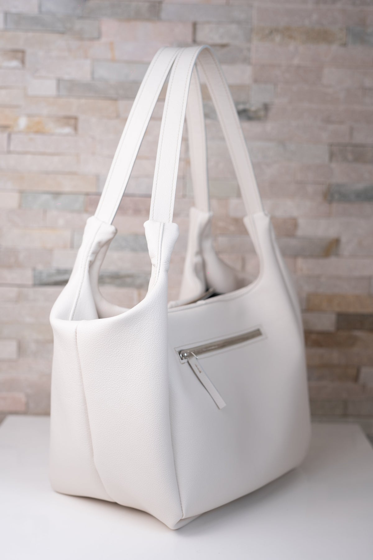 Girl Vision - genuine leather bag, casual, large size
