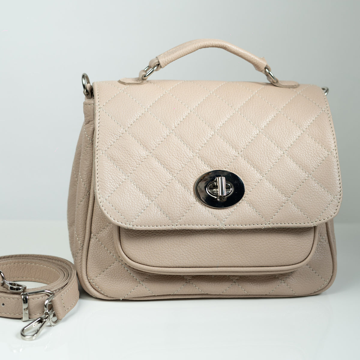 Geanta Girl Lady- piele naturala, marime medie