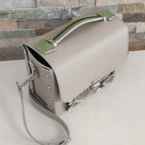 Girl Boxy -piele naturala, marime medie, de zi