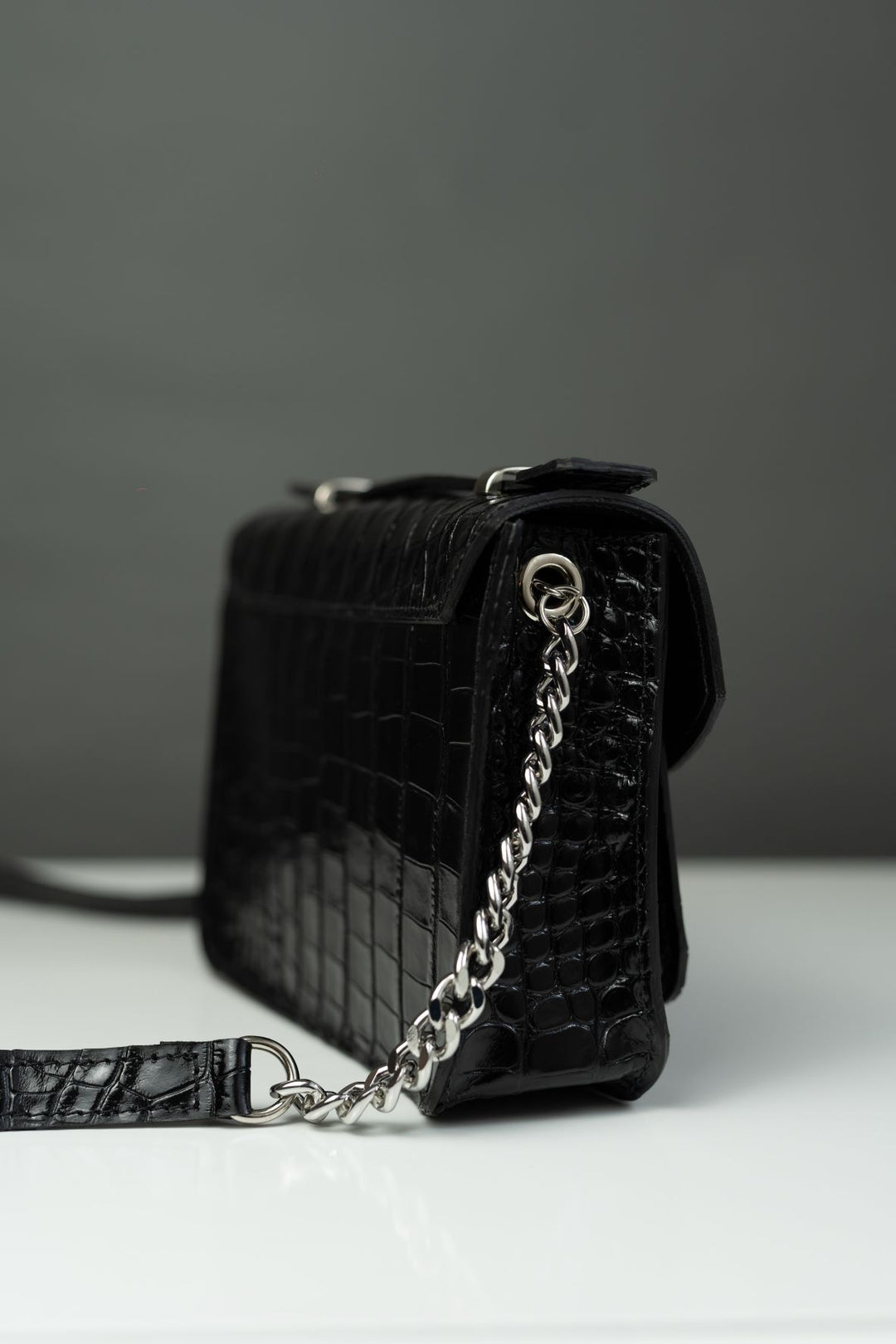 Small Intuitive Black Croco