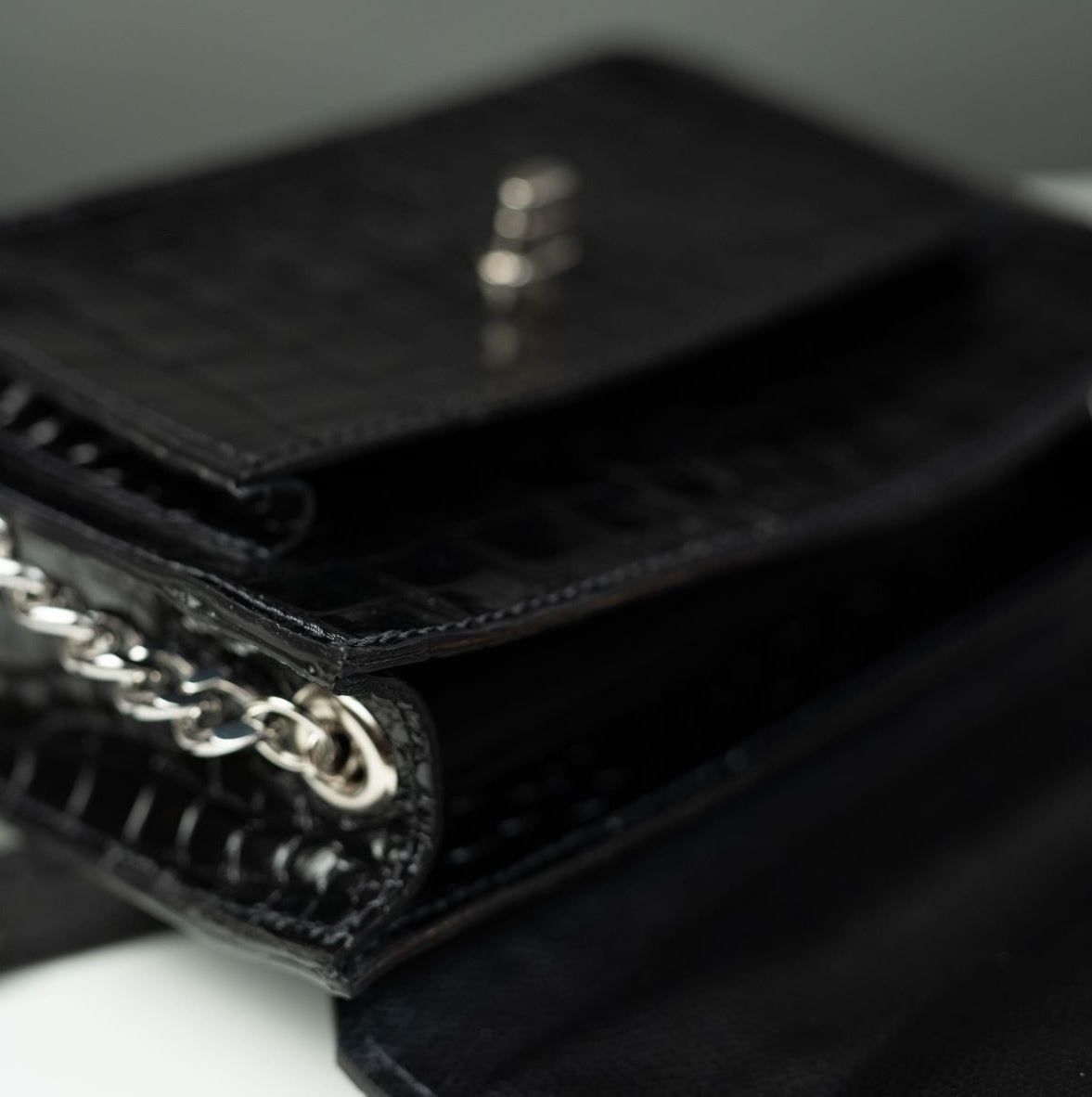 Small Intuitive Black Croco