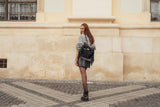 Black Fringe Backpack