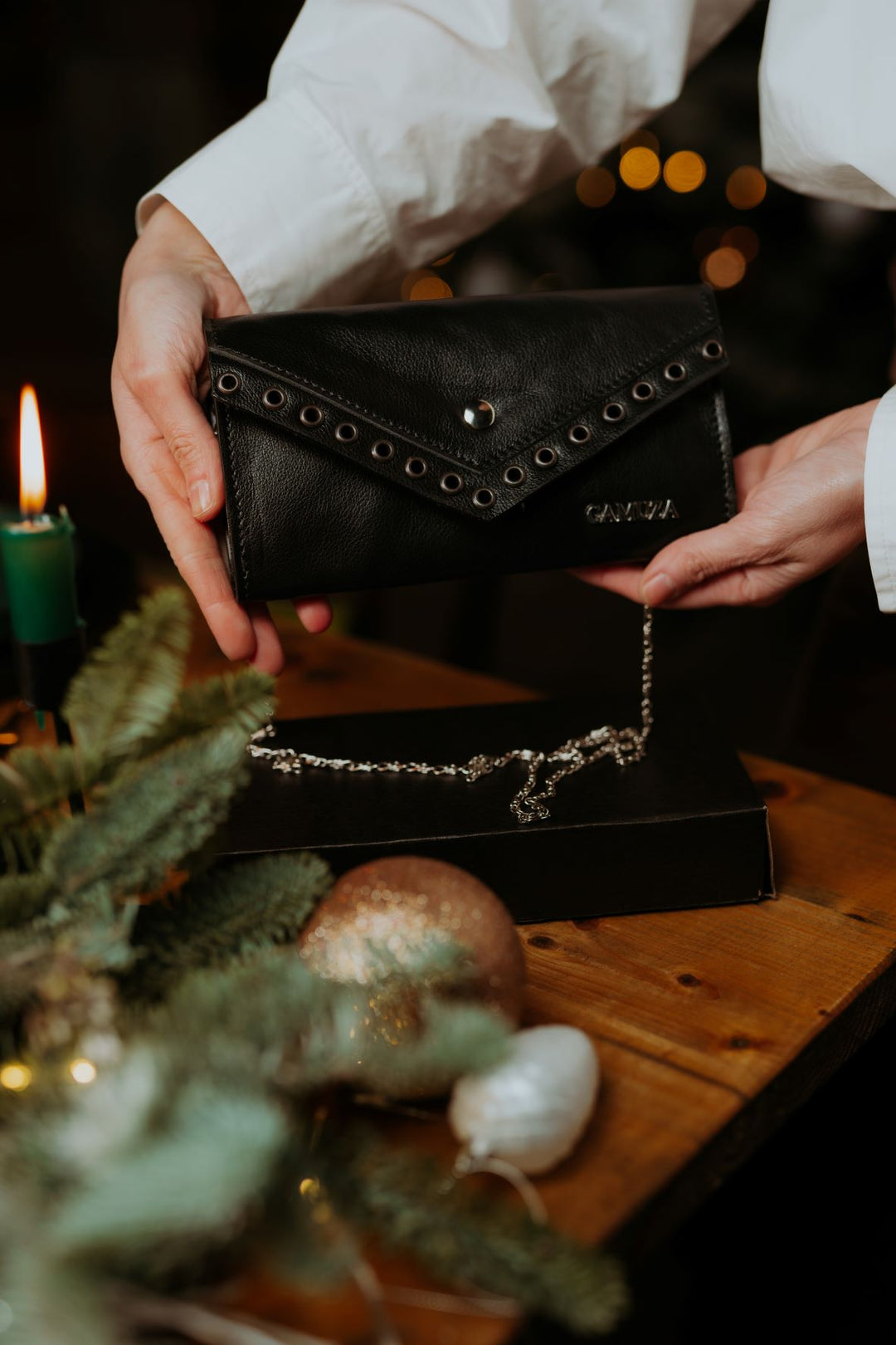 Portofel-plic Black T