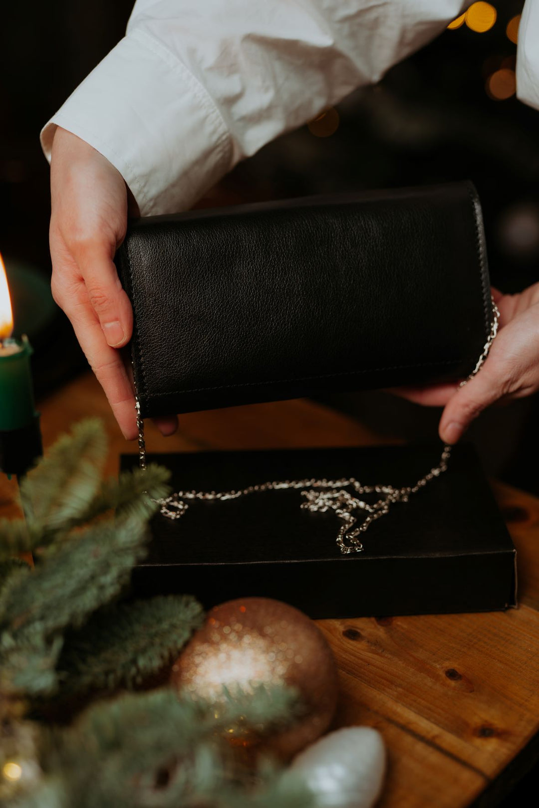 Portofel-plic Black T