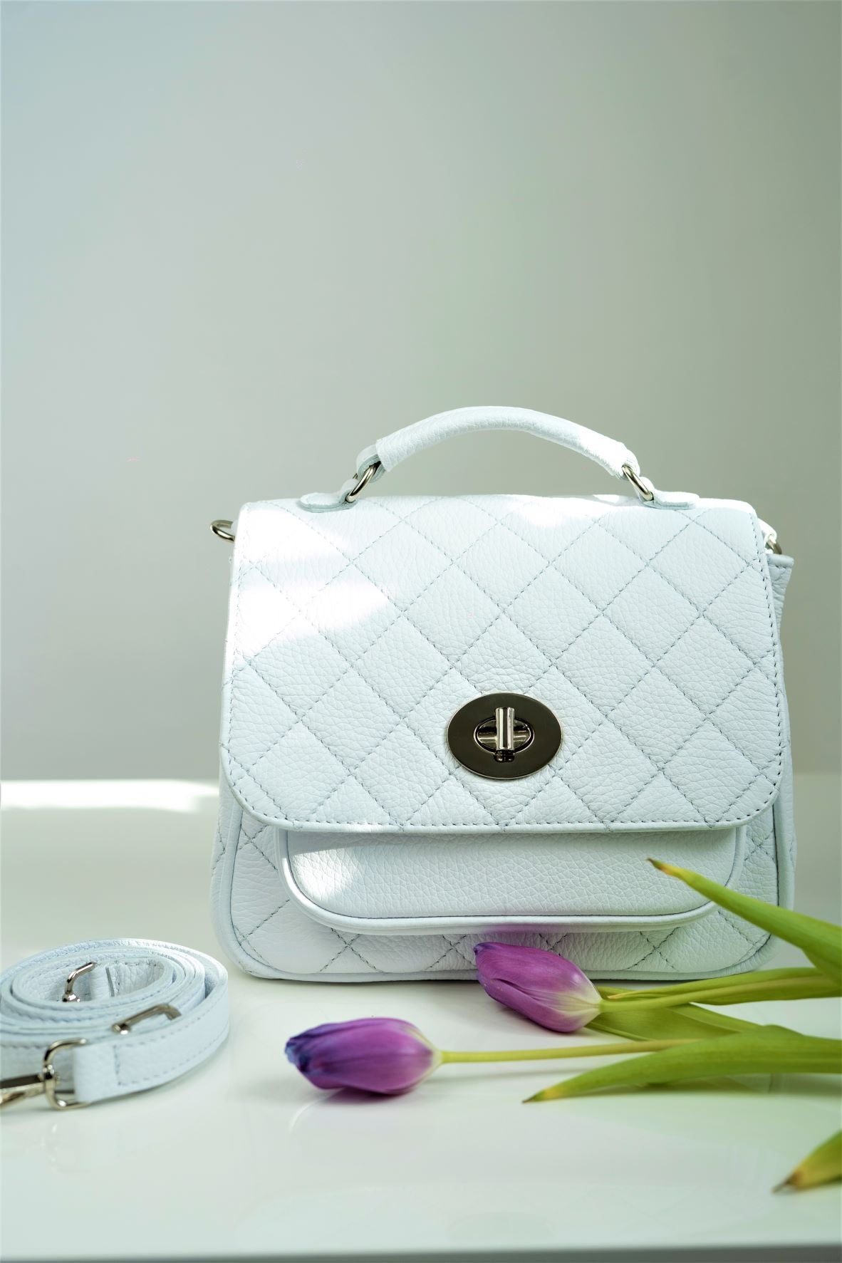 Geanta Girl Lady- piele naturala, marime medie